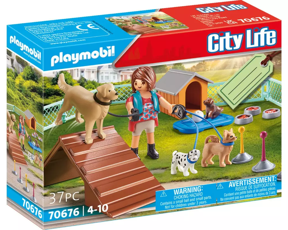Playmobil City Life Geschenkset Hundetrainerin 70676