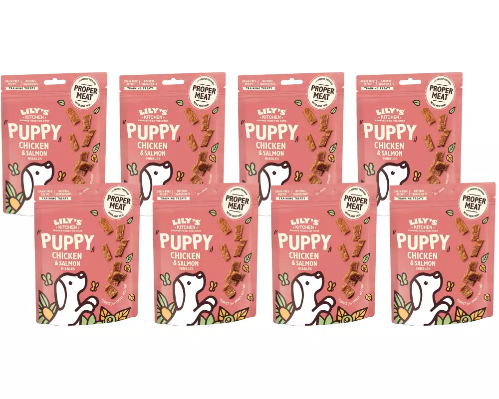 Lily's Kitchen Snack Puppy Huhn & Lachs, 8 x 70 g