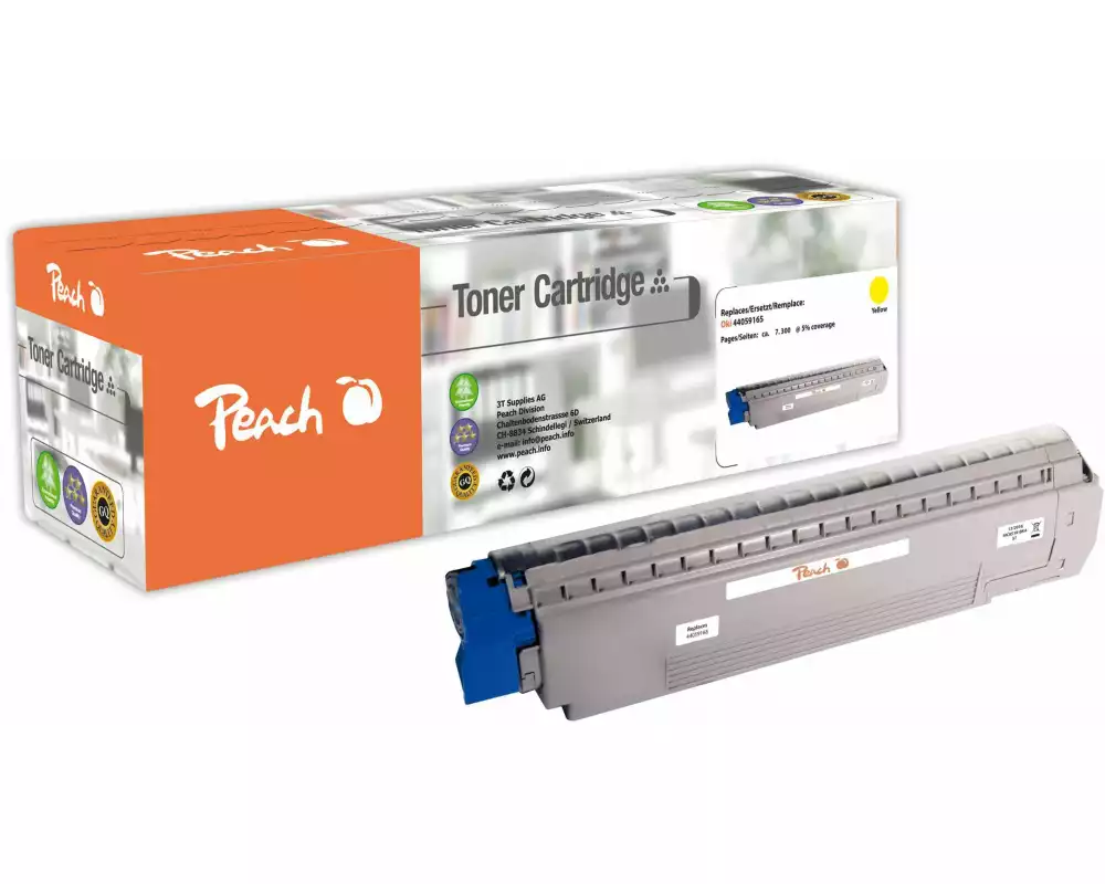 Peach Toner OKI 44059165 Yellow