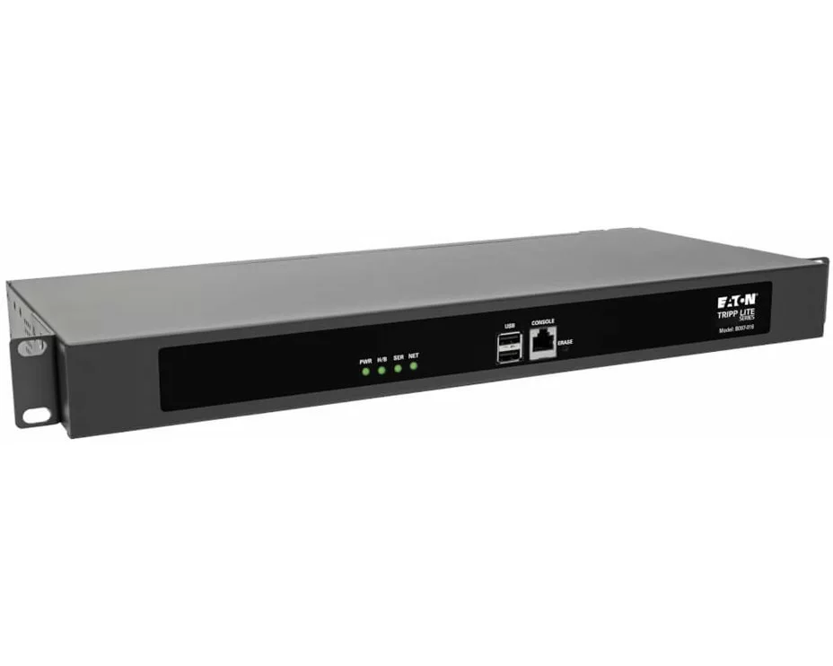 EATON TRIPPLITE 16-Port, Console, Server, USB, Ports, 2, Dual, GbE, NIC, 4Gb, Flash, Desktop/1U, Rack, TAA