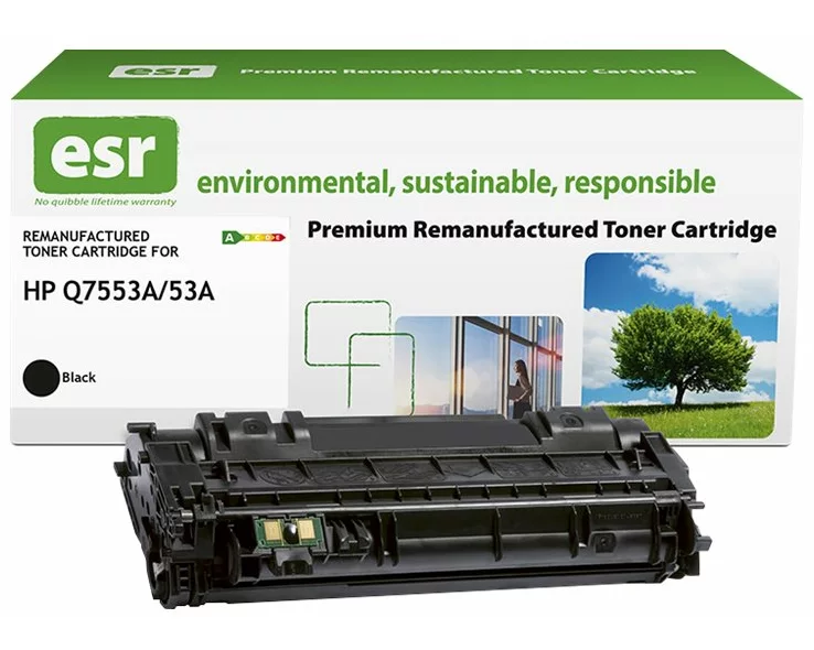 ESR Toner cartridge compatible with HP Q7553A black remanufactured 3.000 pages