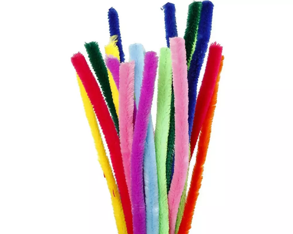 Creativ Company Chenilledraht 15 mm, diverse Farben, 200 Stück