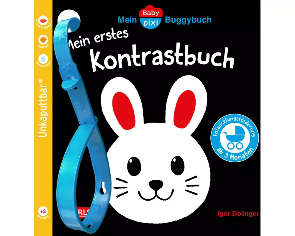 Baby Pixi (unkaputtbar) 181: Mein Baby-Pixi-Buggybuch: Mein erstes Kontrastbuch ab 3 Monaten
