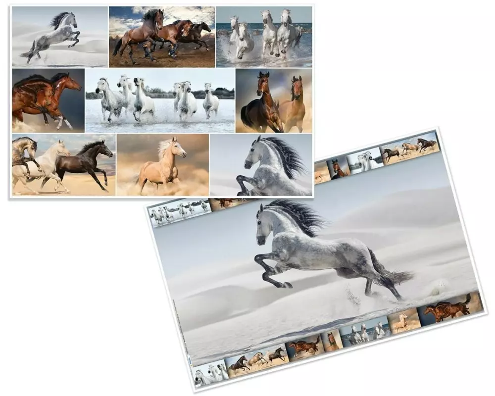 HERMA Schreibunterlage Pferde 55 x 35 cm