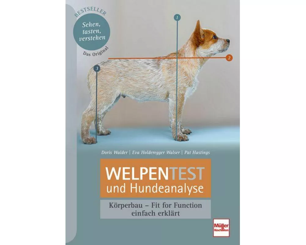 Welpentest und Hundeanalyse: Körperbau - Fit for Function - einfach erklärt basierend auf der weltweit bekannten Methode »Puppy-Puzzle«