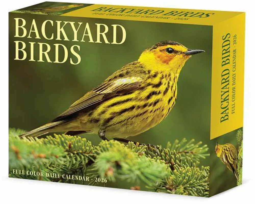 Backyard Birds 2026 Box Calendar