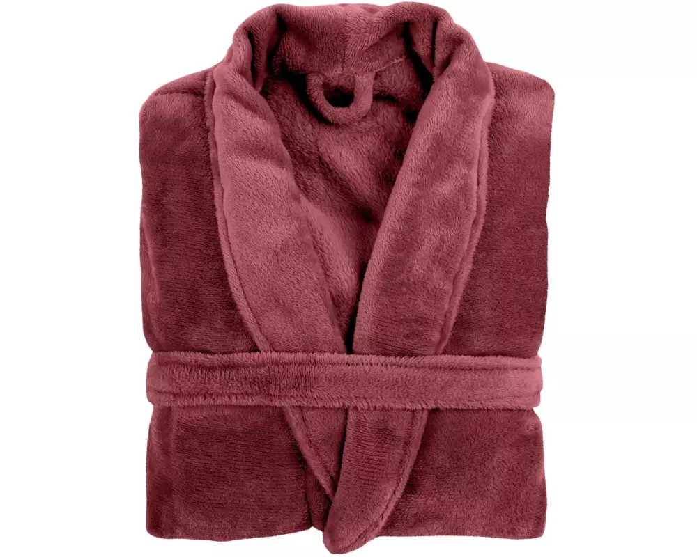 Tiseco Bademantel Cosy S/M, Bordeaux