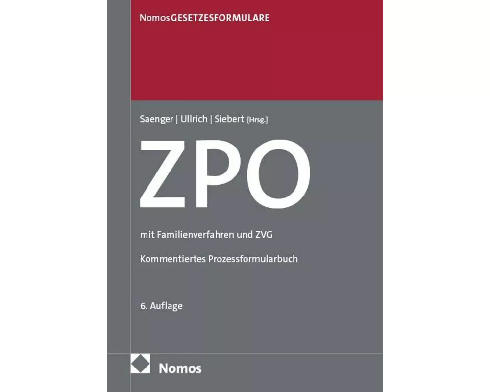 Zivilprozessordnung: ZPO