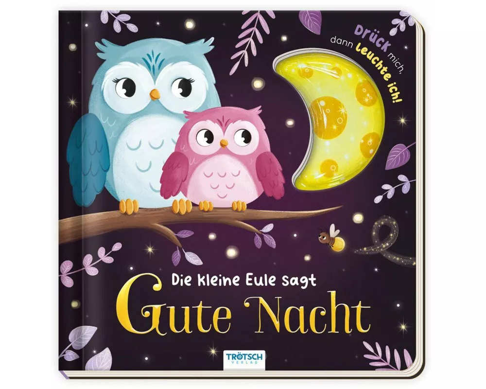 TRÖTSCH - Pappenbuch Leuchtbuch Die kleine Eule sagt Gute Nacht