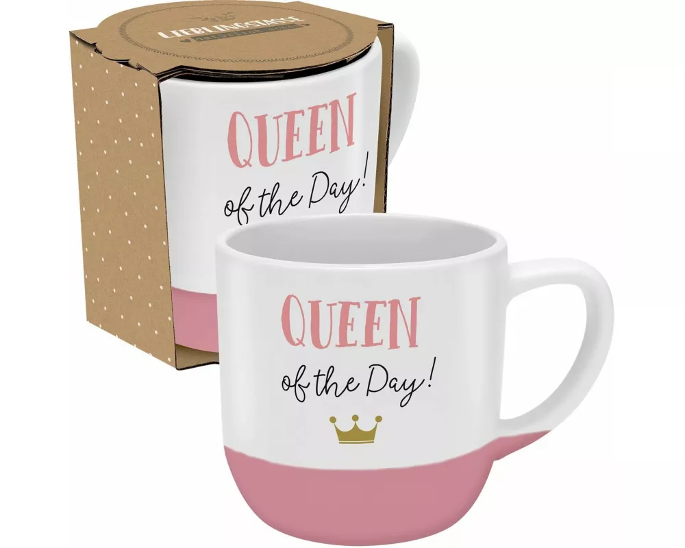 GRUSS & CO Tasse rund "Oueen of the day"