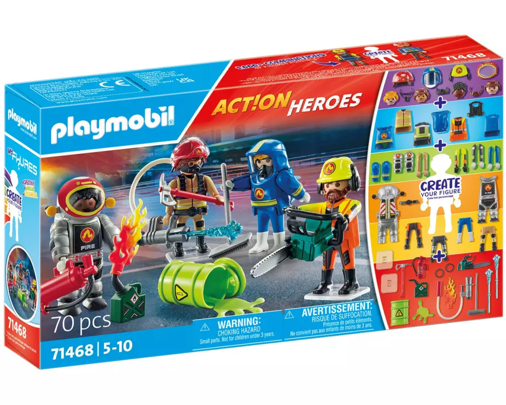 Playmobil Action Heroes My Figures Feuerwehr 71468