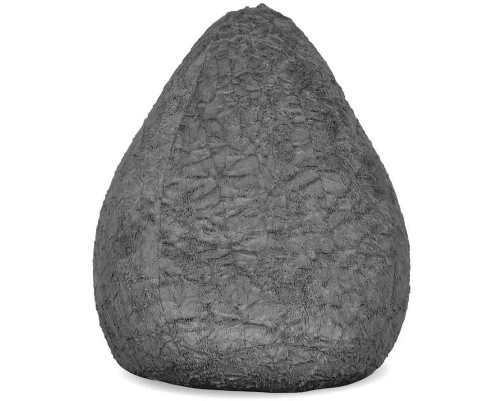 Lumaland Sitzsack Fluffy 120 l hellgrau