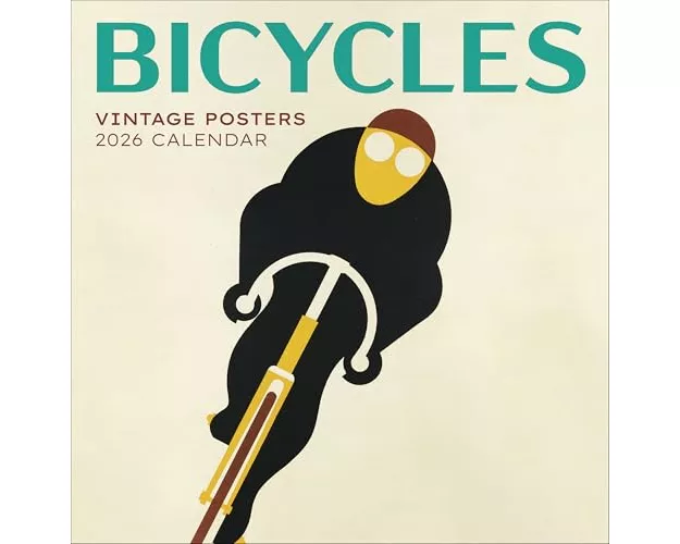 Bicycles: Vintage Posters 2026 Wall Calendar