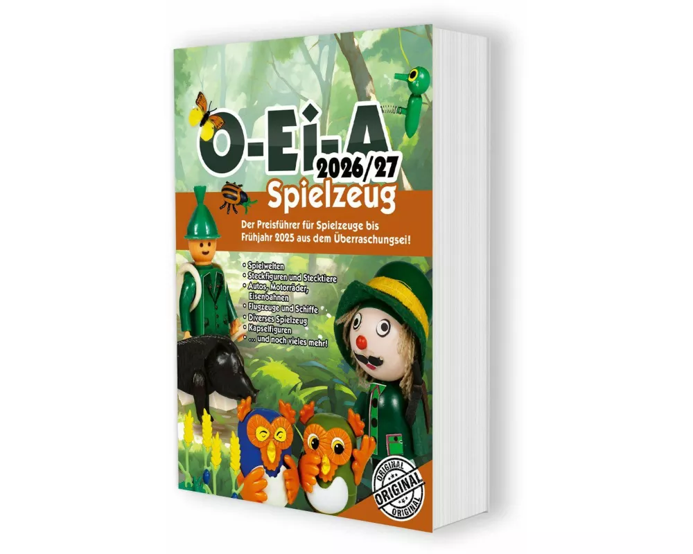 O-Ei-A Spielzeug 2026/27 - Der Preisführer für Spielzeug aus dem Überraschungsei!