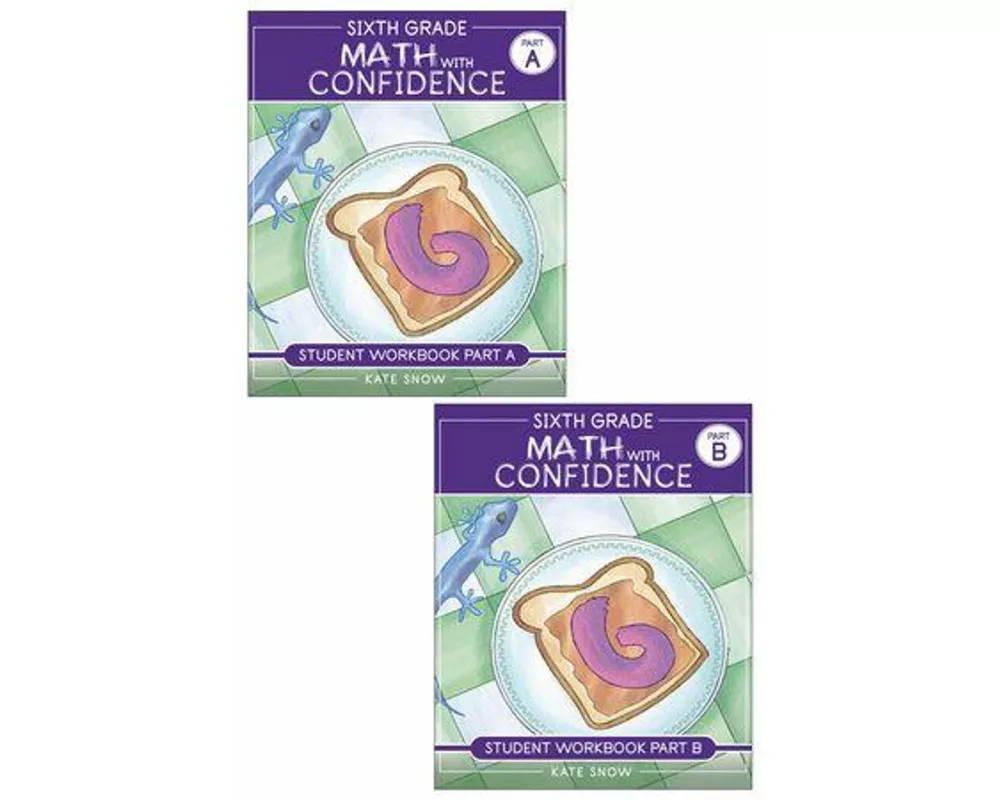Sixth Grade Math with Confidence Student Workbook Bundle