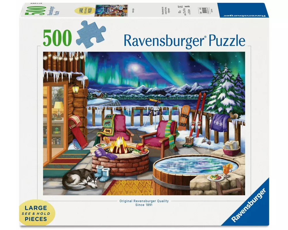 Erwachsenenpuzzle 500 Large Pieces - Nordlichter