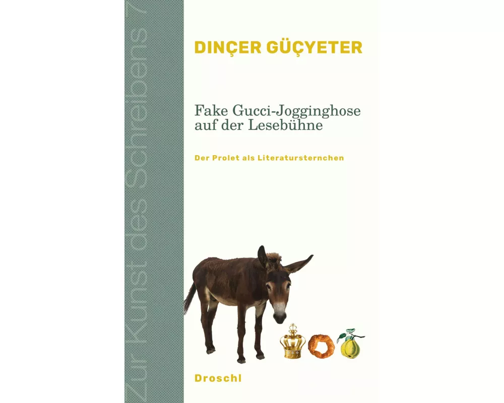Fake Gucci-Jogginghose auf der Lesebühne