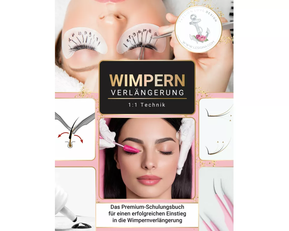 Wimpernverlängerung 1:1 Technik