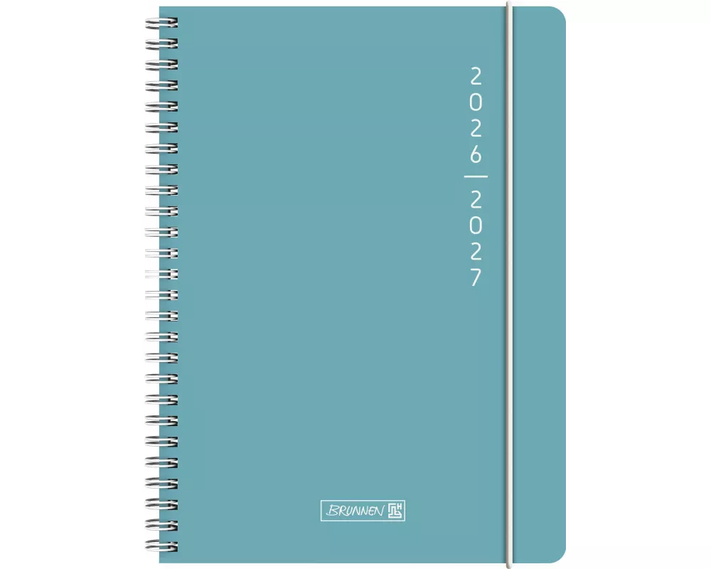 Schülerkalender 2026/2027 "Plain Blue" | A5, Kunststoff