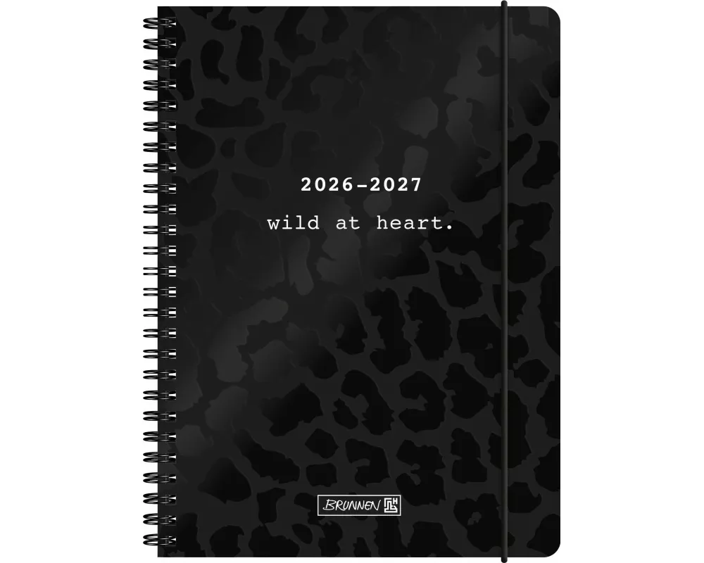 Schülerkalender 2026/2027 "BLACK" | A5, Papier