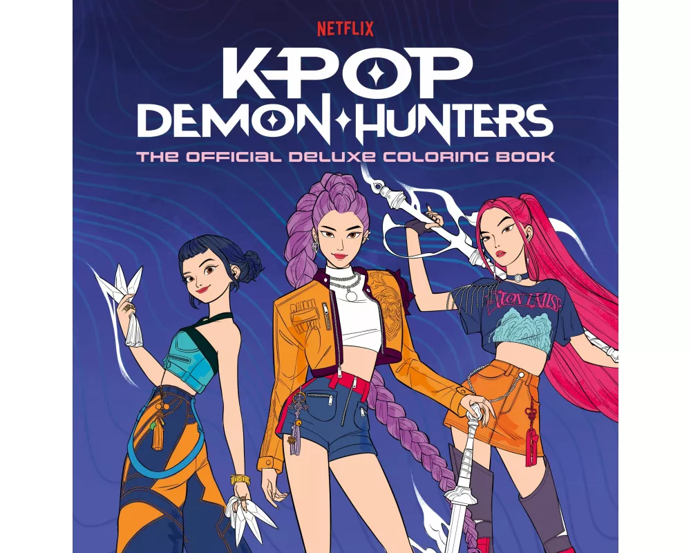 KPop Demon Hunters: The Official Deluxe Colouring Book