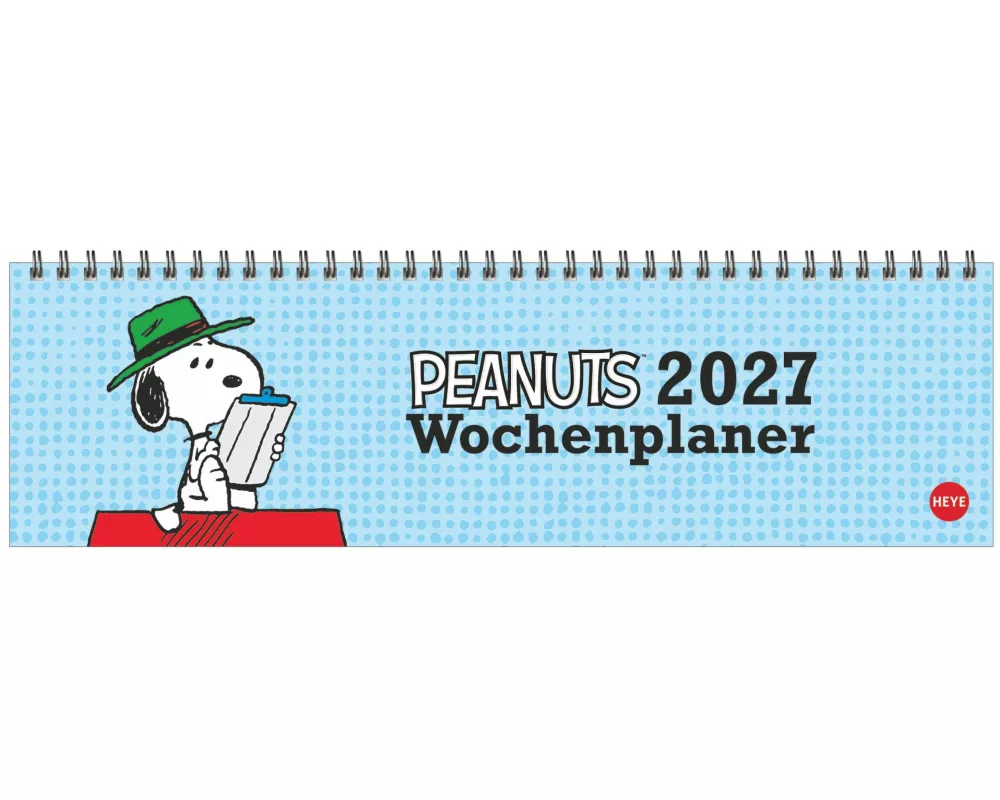 Peanuts Wochenquerplaner 2027