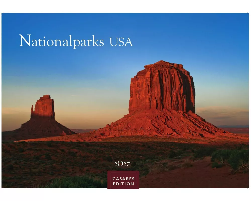 Nationalparks USA Kalender 2027 - Wandkalender | Fotokalender Nordamerika 35x50cm - Beeindruckende Landschaften & Wildnis auf 12 Monatsblättern, dekor