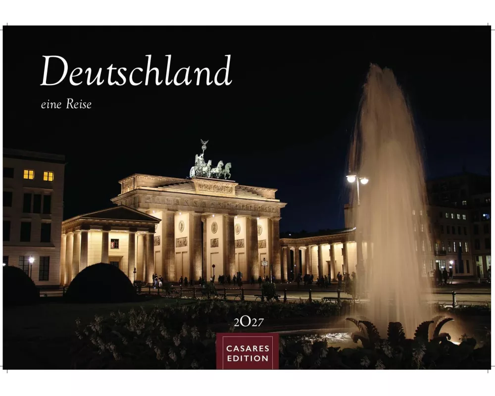 Deutschland Kalender 2027 - Wandkalender | Fotokalender Deutschland 50x35cm | mit 12 beeindruckenden Landschafts- und Städtemotiven von Nordsee bis Al