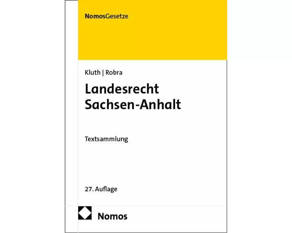 Landesrecht Sachsen-Anhalt