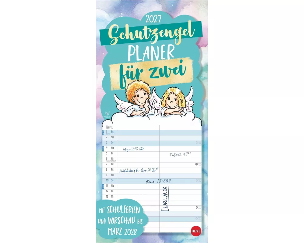 Schutzengel Planer für zwei 2027