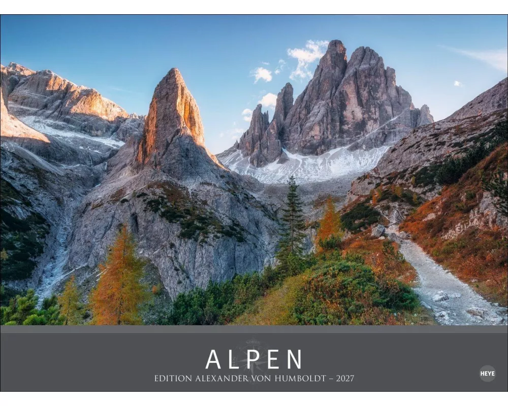 Alpen - Edition Alexander von Humboldt Kalender 2027