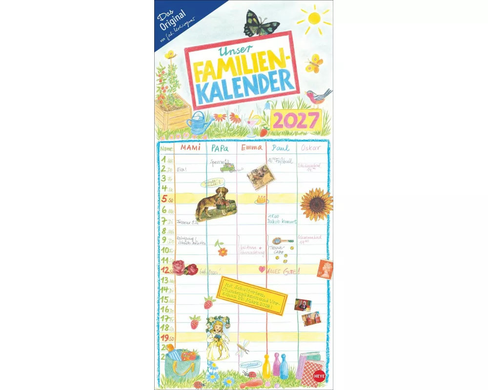 Gabi Kohwagner Unser Familienkalender 2027