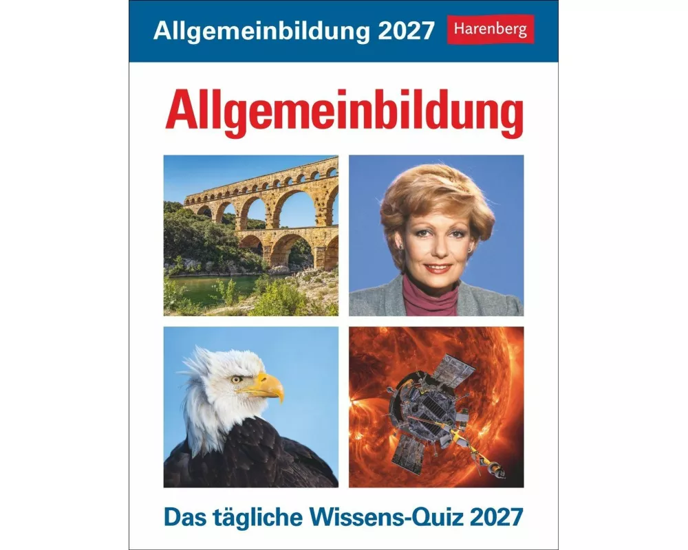 Allgemeinbildung Tagesabreißkalender 2027 - Das tägliche Wissens-Quiz