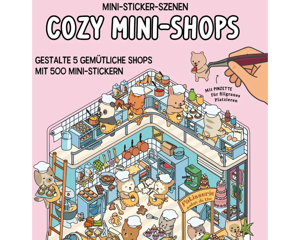Mini-Sticker-Szenen - Cozy Mini-Shops