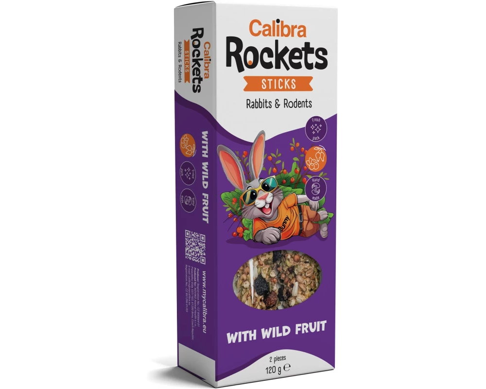 Calibra Snack Wildfrüchte Sticks Kaninchen und Nager 2 Stück