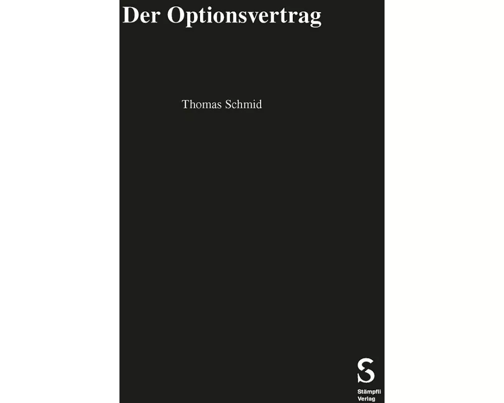 Der Optionsvertrag