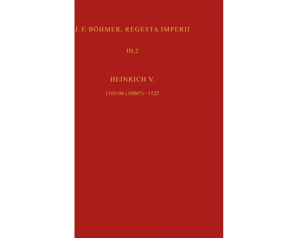 J. F. Böhmer, Regesta Imperii