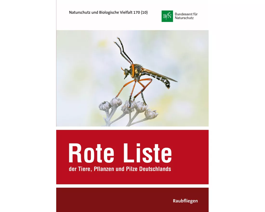 NaBiV Heft 170/10: Rote Liste und Gesamtartenliste der Raubfliegen (Diptera: Asilidae) Deutschlands