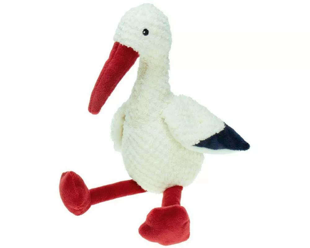 TRÖTSCH - Plüsch Storch gehäkelt 21 cm