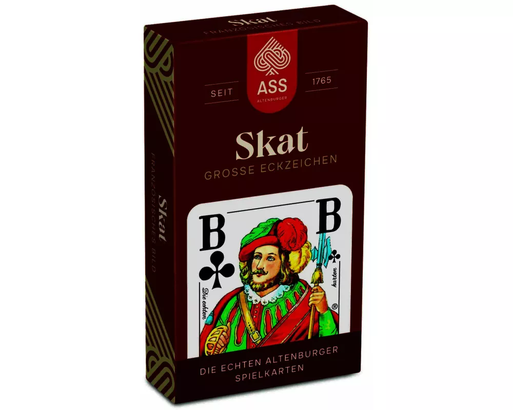 Skat große Eckzeichen französisches Bild (FSC zertifiziert)