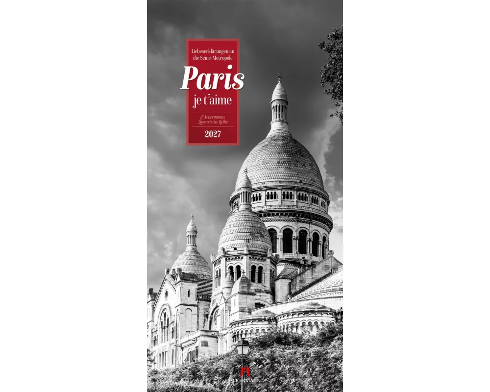 Paris, je t’aime Literatur-Kalender 2027