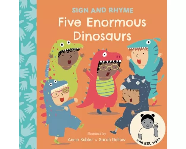 Five Enormous Dinosaurs BSL