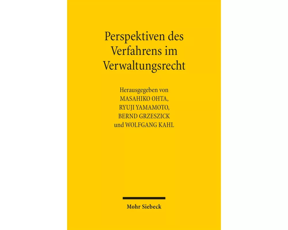 Perspektiven des Verfahrens im Verwaltungsrecht