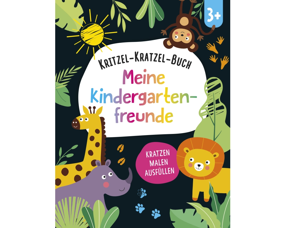 Kritzel-Kratzel-Buch Meine Kindergarten-Freunde