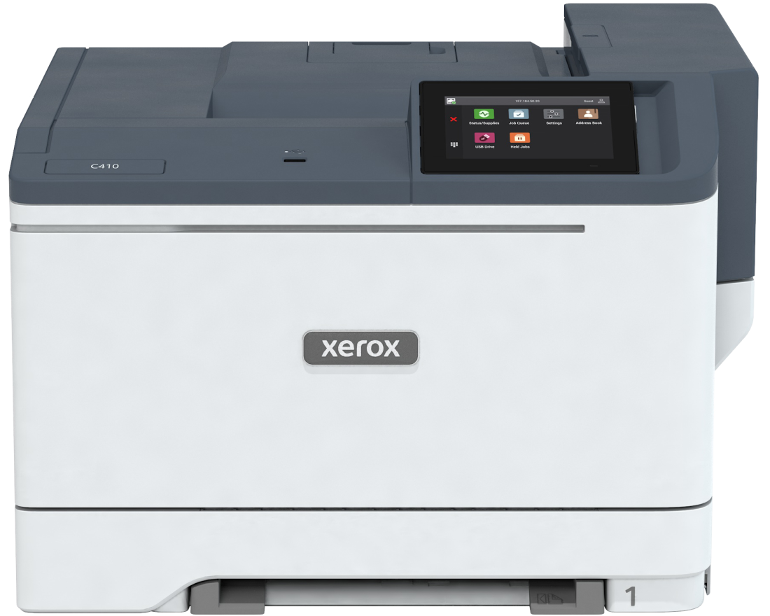 Xerox VersaLink C410 A4 40 S./Min. Duplexdrucker Auswahl PS3 PCL5e/6 2 Behälter Gesamt 251 Blatt