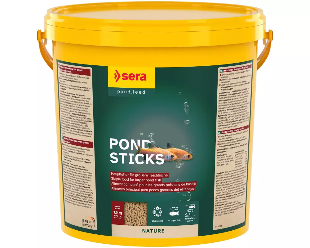 sera Teichfutter Pond Granulat Nature, 21 l, 3.5 kg