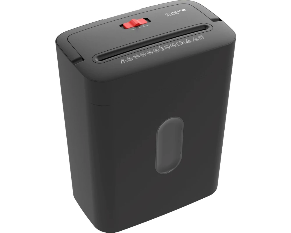 Olympia Aktenvernichter PS 53 CC Pro Schwarz, Sicherheitsstufe 4