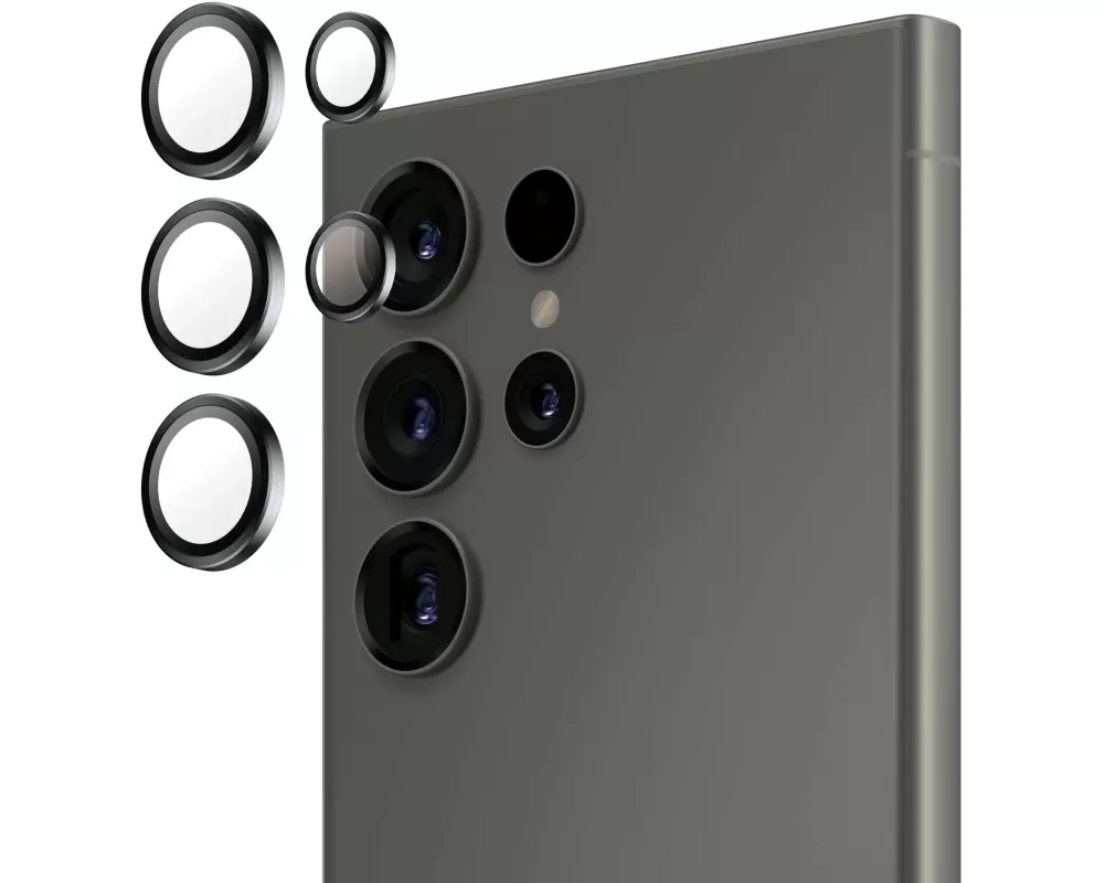 Panzerglass Lens Protector Rings HOOPS Samsung Galaxy S25 Ultra Schwarz