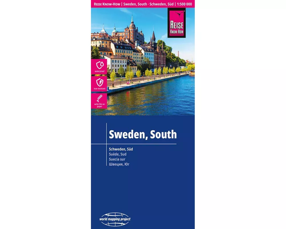 Reise Know-How Landkarte Schweden, Süd (1:500.000)