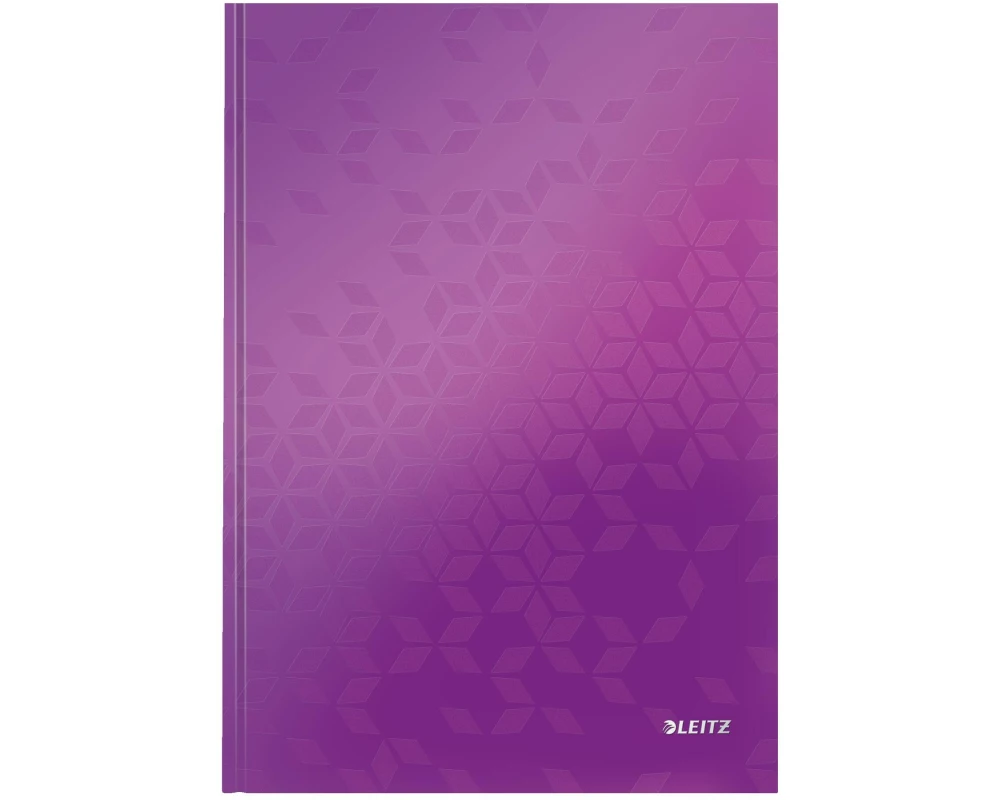 Leitz Notizbuch WOW A4, Liniert, Violett